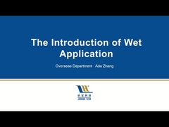 ভিজা অ্যাপ্লিকেশন (ভিজা সিমেন্টের সাথে একসাথে স্ব-আঠালো ঝিল্লি ব্যবহার করা হয়)