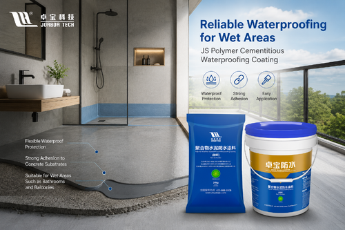 Latest company news aboutJS পলিমার সিমেন্টিটিয়াস ওয়াটারপ্রুফিং লেপ দিয়ে বাথরুম এবং ব্যালকনি ফুটো করা